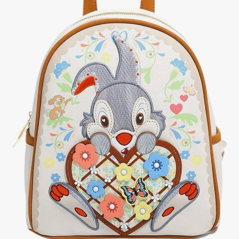 Disney x Danielle Nicole Bambi Thumper Loves Miss Bunny Mini  Backpack - Picture 6 of 12